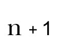 n+1